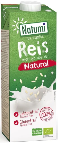 Natumi Napój Ryżowy Bezglutenowy BIO 1 l 4b4f4080a6d95a9ec6696ad7e89b94af