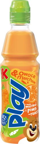 Kubuś play! marchew + jabłko czerwona pomarańcza limetka 400 ml