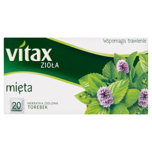 Vitax Zioła Mięta Herbata ziołowa 30 g 20 torebek 56e0846595b17bc42483eda83a7ce84e