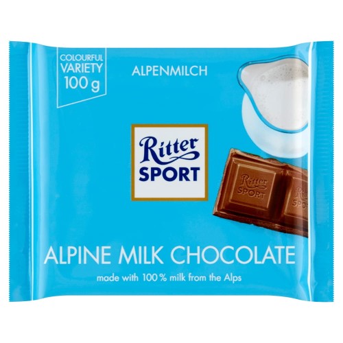 Ritter Sport Czekolada Mleczna 100 g 3ba7f429c933fbc74a619348b4098cf9