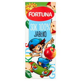 Fortuna Jabłko Sok 100% 200 ml 062bcf80e31aeeacbcf7a5a0b6f5b7cc