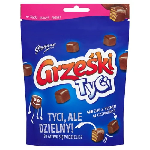 Grześki Tyci Wafelki z kremem w czekoladzie deserowej 120 g cda0cf2b9c572e957e85226cee4969f6