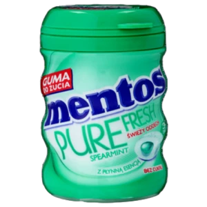 Mentos Pure Fresh Spearmint Butelka 30 sztuk 60 g