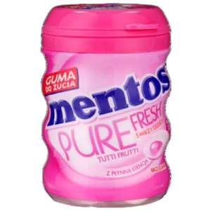 Mentos Pure Fresh Tutti Frutti Butelka 30 sztuk 60 g