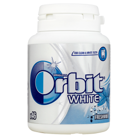 Orbit White Freshmint Guma do żucia bez cukru 64 g 46 drażetek