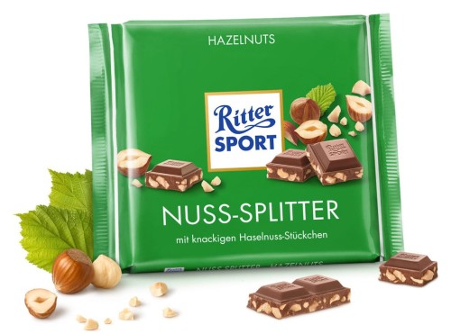 Ritter Czekolada Mleczna z Ciętymi Orzechami Laskowymi 100 g 14969d1485c40dda84a6f594aa5381fd
