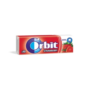 Orbit Strawberry Guma do żucia bez cukru 14 g 10 drażetek