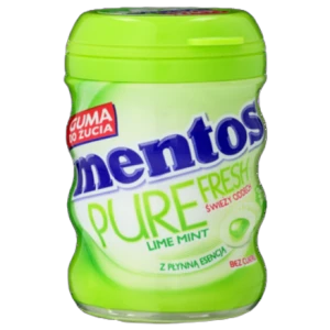 Mentos Pure Fresh Lime Mint Butelka 30 sztuk 60 g