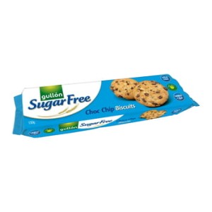 Gullon Ciastka Z Kawałkami Czekolady Choc Chips 150 g. Bezcukrowe.