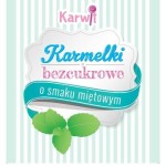 Karwit Karmelki Bezcukrowe O Smaku Miętowym 120 g