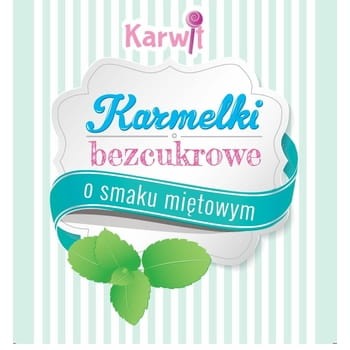 Karwit Karmelki Bezcukrowe O Smaku Miętowym 120 g c37b9a106f62717b059a7281cca46723