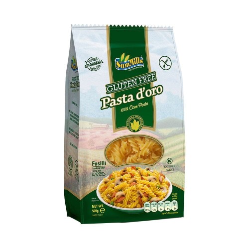 Sam Mills Makaron bezglutenowy świder 500 g 561e0d0b40c6ea3786132c329f59e8a8