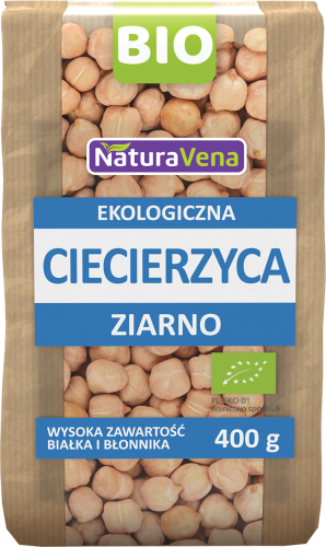 NaturAvena Ciecierzyca ziarno BIO 400 g d977bfdfe49692fc0b423ea7cdfc0d40