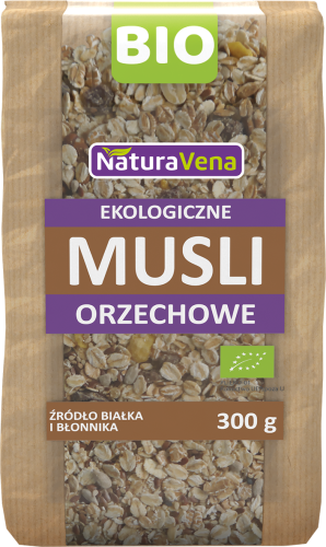 NaturAvena Musli orzechowe BIO 300 g b84e46193c7a2e7e9f7ba6e2b57709c5