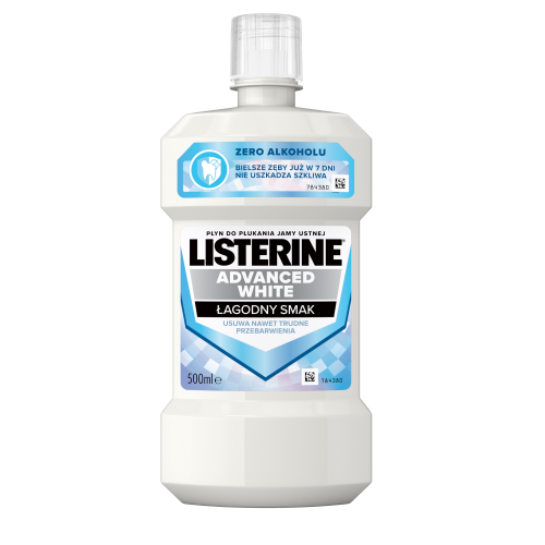 Płyn do płukania jamy ustnej Listerine Advanced White 500ml
