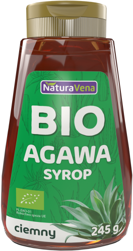 NaturAvena Syrop z agawy ciemny BIO 245 g 54769bbce8fd3cba6a2860e9cc721656