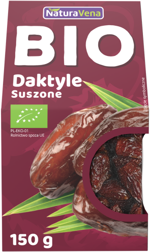 NaturAvena Daktyle suszone BIO 150 g a945e69f1390cc0342d382d31af8c62f