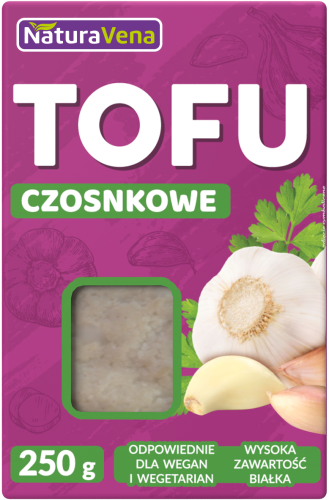 NaturAvena Tofu czosnkowe 250 g 2e80a033a802508c87a680d18041f7da