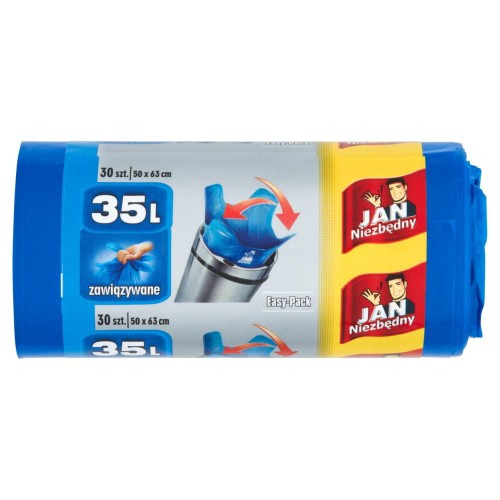 Jan Niezbędny Worki na śmieci 35 l 30 sztuk niebieskie 8e9d73cea3c05b4ca05e3ddbf8d1e23a