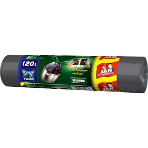 Worki na śmieci z taśmą Jan Niezbędny Magnum 120 l - 8 szt.