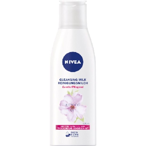 Nivea Mleczko oczyszczające do twarzy Almond Oil - cera sucha i wrażliwa 200 ml 3d48525eb1399293a144cb6a9aeda430