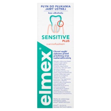 Elmex Sensitive płyn do płukania jamy ustnej 400 ml bfca4e7b1edef54ea488f4e1ff8a6354