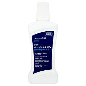Ziaja Mintperfekt Activ Płyn stomatologiczny przeciwpróchniczy 500 ml 7b358b6fd6912dea233159782c74d23b