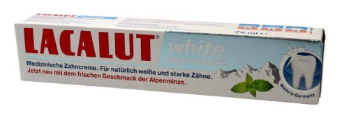 Lacalut Pasta do zębów White Alpenminze 75 ml c2a7b4e0124d05372b34177da9a6d1b3