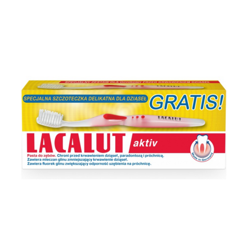 Lacalut Active Pasta 75 ml 214333521ec8f4db0415a1c9c25d59c6