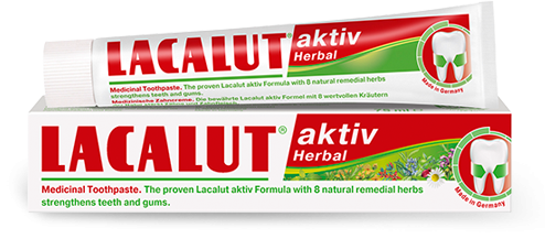 Pasta do zębów Lacalut aktiv herbal 75 ml 86ef98a487133061cd9edb69d7caa85b