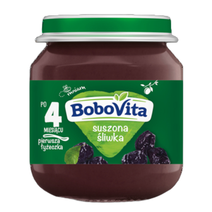 BoboVita Suszona śliwka po 4 miesiącu 125 g BoboVita Suszona śliwka po 4 miesiącu 125 g
