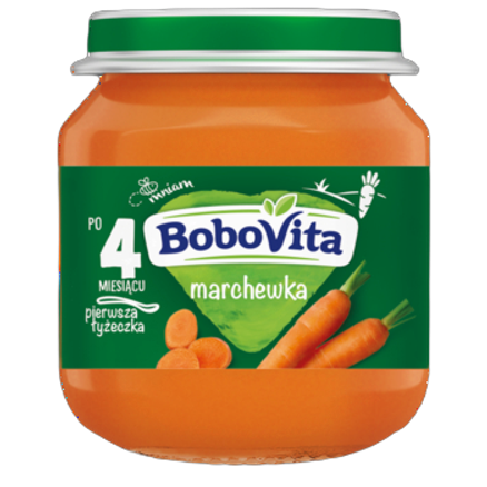 BoboVita Marchewka po 4 miesiącu 125 g BoboVita Marchewka po 4 miesiącu 125 g