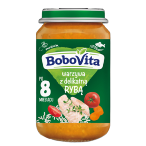 BoboVita Warzywa z delikatną rybą po 8 miesiącu 190 g