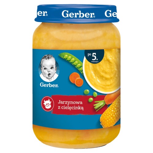 Gerber Zupka Jarzynowa z cielęciną po 5 miesiącu 190 g ebd582a3c8cd1295b25a04277c247fbc