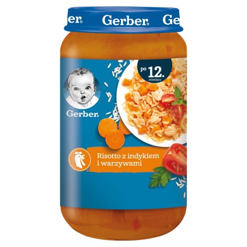 Gerber Obiadek Risotto z indykiem i warzywami 250 g e6333a1743c351f52756fa1dc976776b