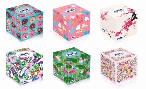 Mola Chusteczki kosmetyczne 58 sztuk e5bc000de66499c4cce7904b389ef1e1