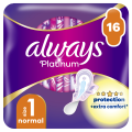 Always Platinum Normal Plus Podpaski. 16 sztuk