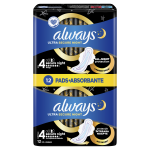 Always Ultra Secure Night Podpaski higieniczne ze skrzydełkami 12 sztuk