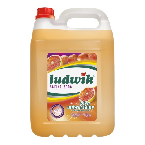 Ludwik płyn do mycia uniwersalny baking soda 5 l c71418e7104e920c6e90b5caaa343721