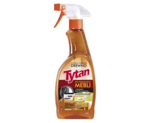 TYTAN do pielęgnacji mebli i urządzeń elektronicznych antystatyczny spray 500 ml 9af806340578ef6920363fbcffc615b9