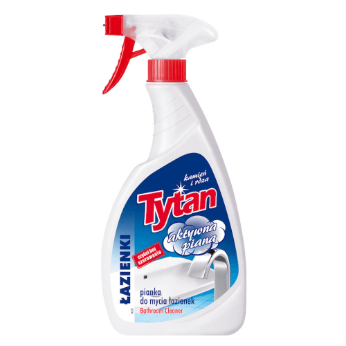 Pianka do mycia łazienek Tytan kamień i rdza spray 500 g 9b217ece511f3a52ea8c20d7fea3b13a