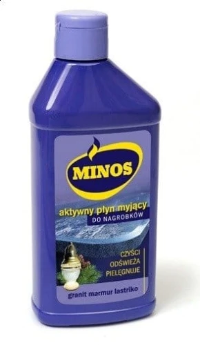 Minos aktywny płyn myjący do nagrobków 270 ml dba7eef9b95a101419fdc062ca75d100