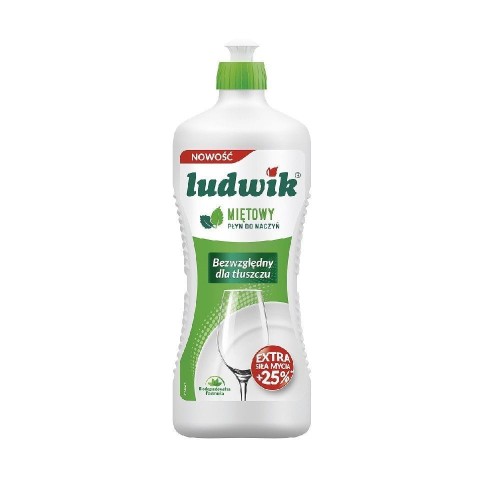 Ludwik Płyn do naczyń miętowy 900 g 8e477ef9e77be49cc643649cb138a99c