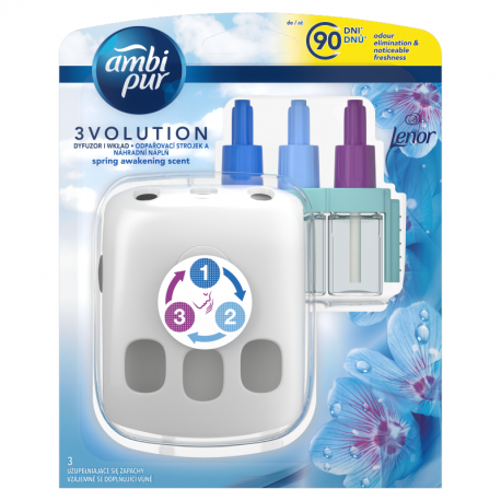 Ambi Pur 3Volution Elektryczny odświeżacz powietrza. zestaw startowy. Spring Awakening 20 ml b6dc7beed10ef03c3cf0c929d9e6617b