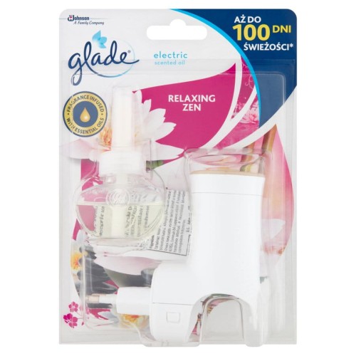 Glade Relaxing Zen Elektryczny odświeżacz powietrza 20 ml afed7eb5c511ec43154d7c6b27a42b8d
