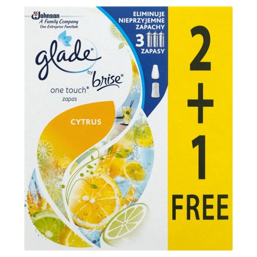 Glade by Brise One Touch Mini Spray Cytrus Zapas do odświeżacza powietrza 3 x 10 ml 0ec8bae9dbb6af79bd02ad883a78890a