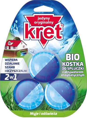 Kret Bio Kostka do spłuczki 3 x 50 g