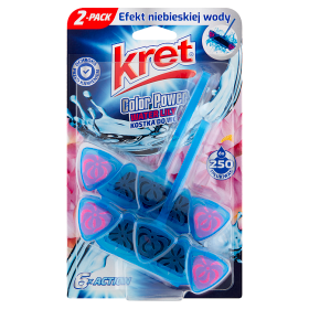 Kret Color Power Water Lily Kostka do WC 2 x 40 g d45ae1bc0f3a1d9c978312e5b2c230cc