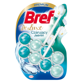 Bref WC DeLuxe Zawieszka toaletowa czarujący jaśmin 2 x 50 g 51cece0ab1f68bebad757e315be62257