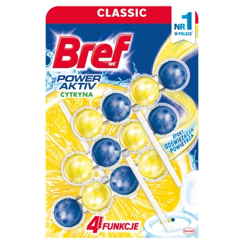 Bref WC Power Aktiv Lamon Zawieszka do muszli WC 3 x 50 g ad7b3b64fa8d148ef88ff9b3d29d83fd